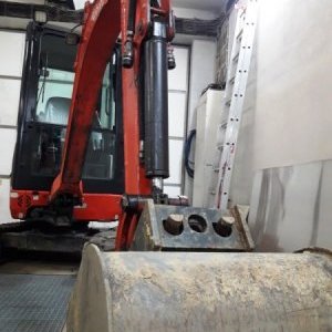 foto 1.9t mini-koparka Kubota, 3 lyzki